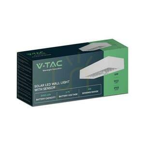 V-TAC 6W mozgásérzékelő fehér VT-406 4000K 900lm napelemes fali kerti fali lámpa. 1 V-TAC 6W mozgásérzékelő fehér VT-406 4000K 900lm napelemes fali kerti fali lámpa. small 1