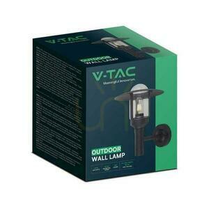 Kerti lámpatest V-TAC E27 fali lámpa Fekete MAT IP44 VT-1158 3 év garancia small 5