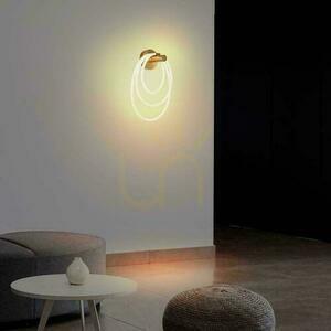 V-TAC 37W LED fali lámpa 34x46cm Gold Mat VT-7927 3000K 3940lm. small 5
