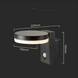 Kerti fali lámpa Solar V-TAC 5.5W LED mozgásérzékelő kerek IP54 VT-1147 3000K 220lm 3 év garancia 3 év garancia 2 Kerti fali lámpa Solar V-TAC 5.5W LED mozgásérzékelő kerek IP54 VT-1147 3000K 220lm 3 év garancia 3 év garancia small 2