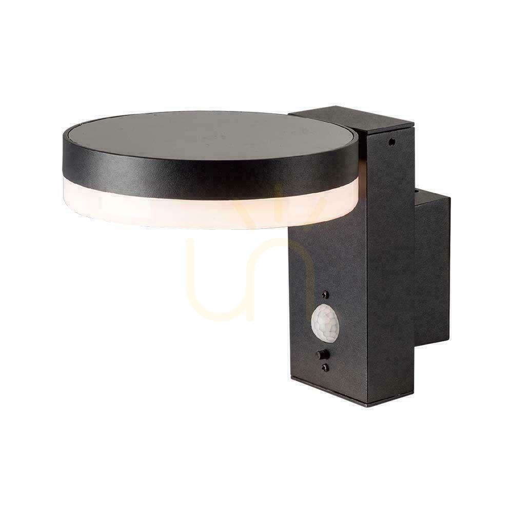 Jelölje be Kerti fali lámpa Solar V-TAC 5.5W LED mozgásérzékelő kerek IP54 VT-1147 3000K 220lm 3 év garancia 3 év garancia Kerti fali lámpa Solar V-TAC 5.5W LED mozgásérzékelő kerek IP54 VT-1147 3000K 220lm 3 év garancia 3 év garancia