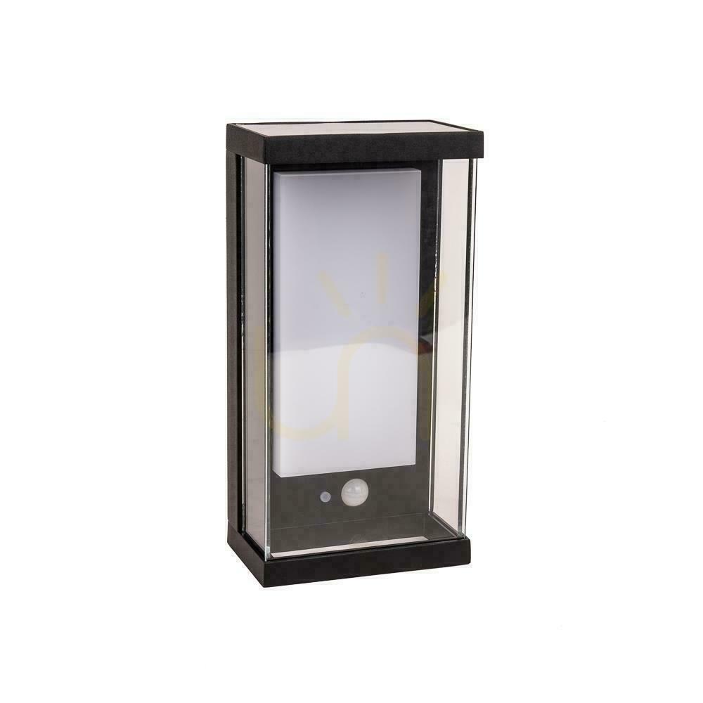 Kilátás V-TAC 1W LED mozgásérzékelő IP65 fekete VT-1193 3000K 95lm napelemes fali kerti fali lámpa. V-TAC 1W LED mozgásérzékelő IP65 fekete VT-1193 3000K 95lm napelemes fali kerti fali lámpa.