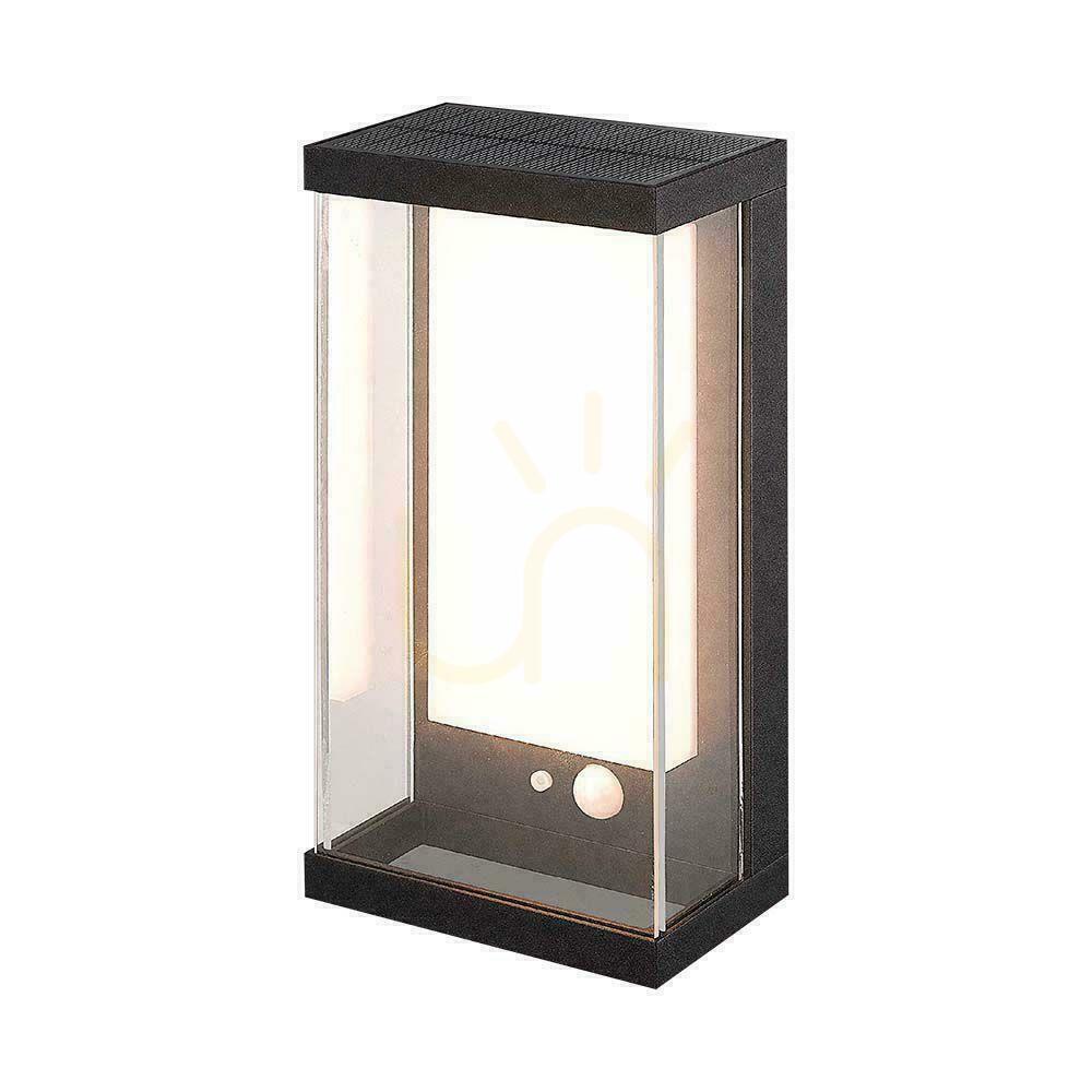 Jelölje be V-TAC 1W LED mozgásérzékelő IP65 fekete VT-1193 3000K 95lm napelemes fali kerti fali lámpa. V-TAC 1W LED mozgásérzékelő IP65 fekete VT-1193 3000K 95lm napelemes fali kerti fali lámpa.