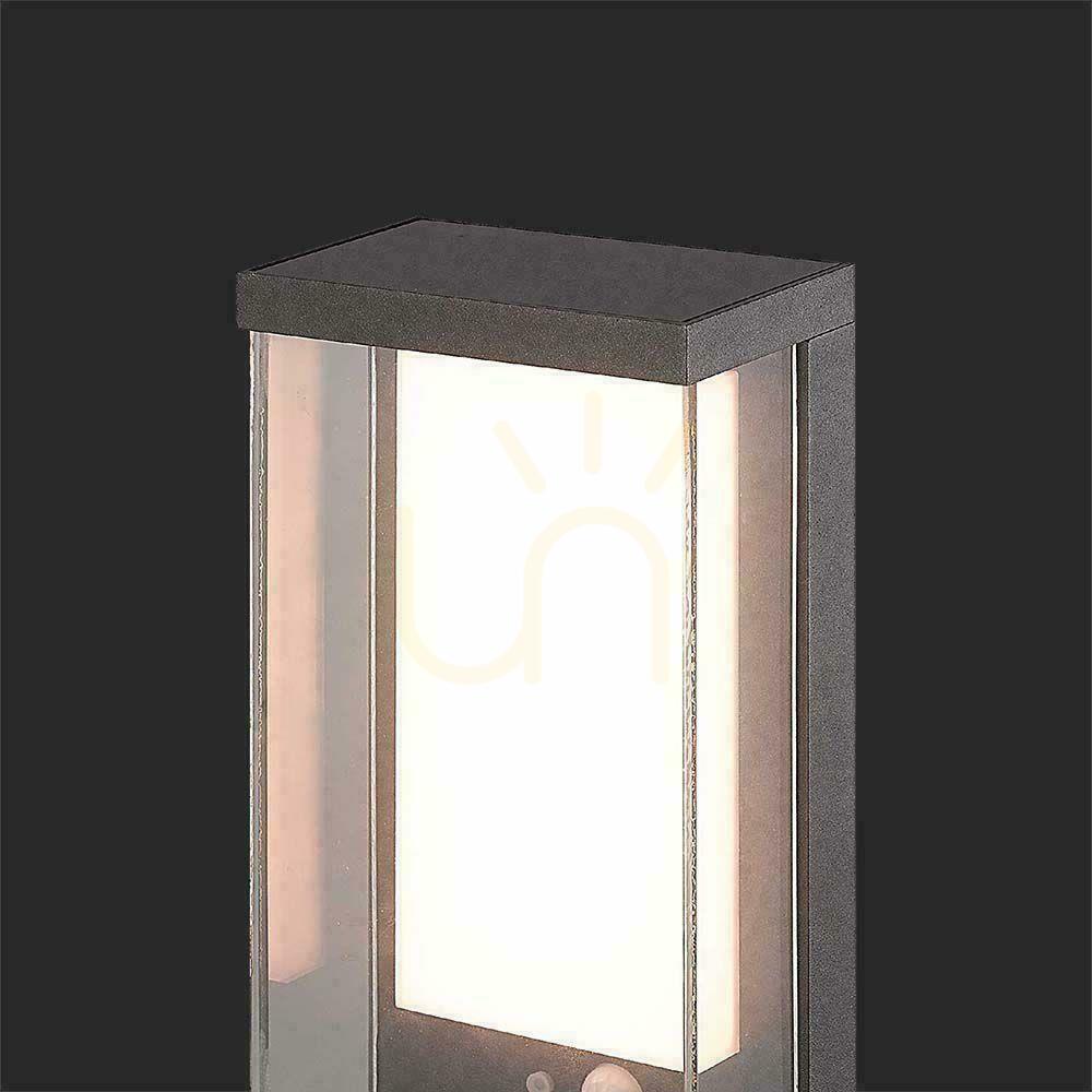 Előnézet Kerti fali lámpa Solar V-TAC 1W LED mozgásérzékelő IP65 szürke antracit VT-1193 3000K 95lm Kerti fali lámpa Solar V-TAC 1W LED mozgásérzékelő IP65 szürke antracit VT-1193 3000K 95lm