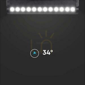 Lámpatest projektor mágneses sínrendszer 48V V-TAC 12W LED 34st VT-42012 3000K 1300lm 3 év garancia small 10