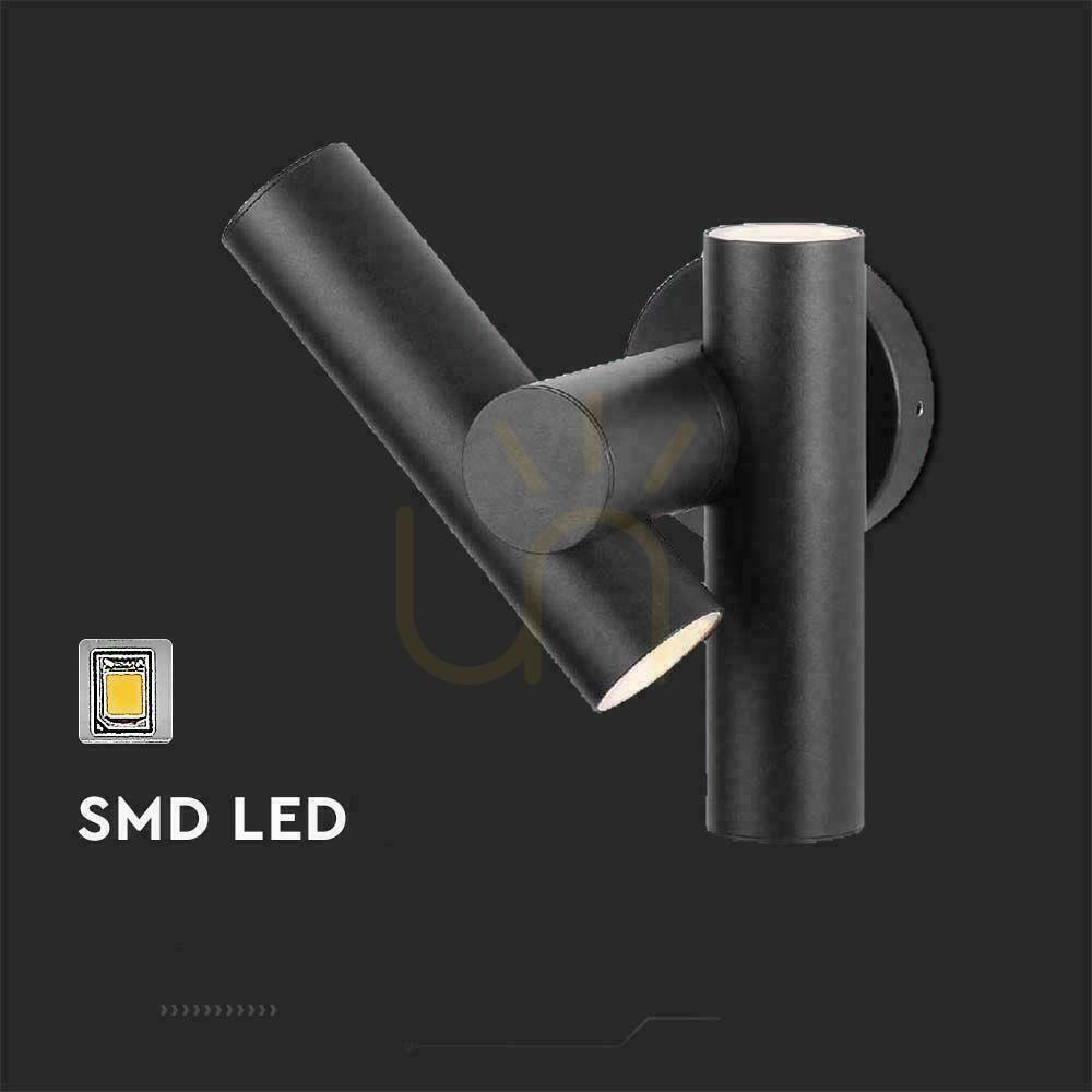 Kijelző Fali lámpa V-TAC 6W LED IP44 Fekete VT-1186 3000K 620lm. Fali lámpa V-TAC 6W LED IP44 Fekete VT-1186 3000K 620lm.