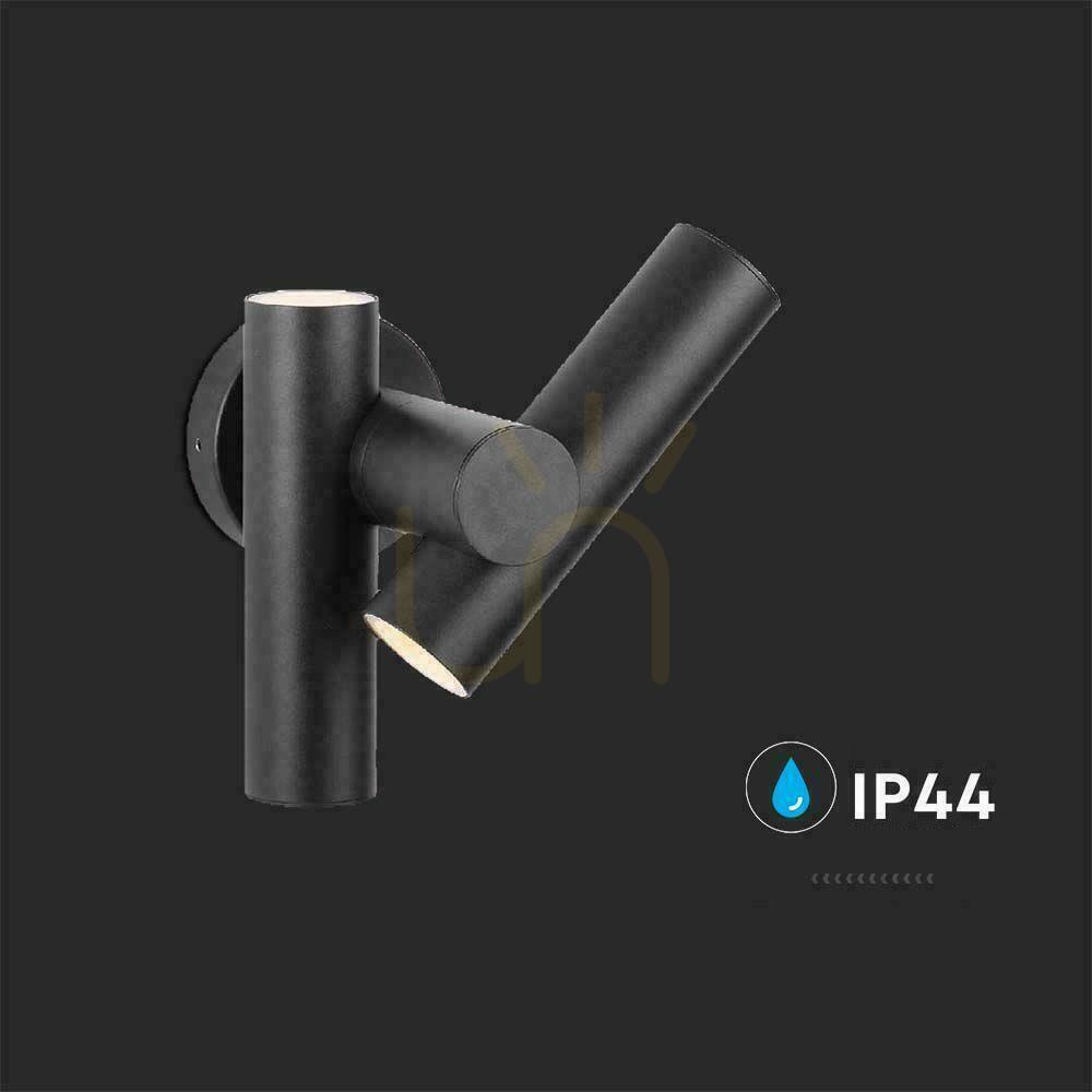 Jelölje be Fali lámpa V-TAC 6W LED IP44 Fekete VT-1186 3000K 620lm. Fali lámpa V-TAC 6W LED IP44 Fekete VT-1186 3000K 620lm.