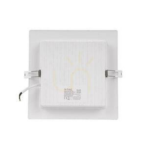 V-TAC süllyesztett LED Panel Premium Downlight 18W négyzet 220x220 VT-61018 3000K 1850lm. small 2