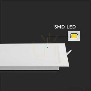 V-TAC süllyesztett LED Panel Premium Downlight 18W négyzet 220x220 VT-61018 3000K 1850lm. small 3