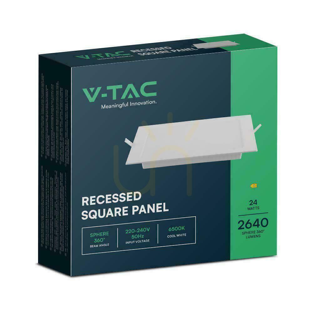 Előadás V-TAC süllyesztett LED Panel Premium Downlight 24W négyzet 300x300 VT-61024 6500K 2640lm. V-TAC süllyesztett LED Panel Premium Downlight 24W négyzet 300x300 VT-61024 6500K 2640lm.