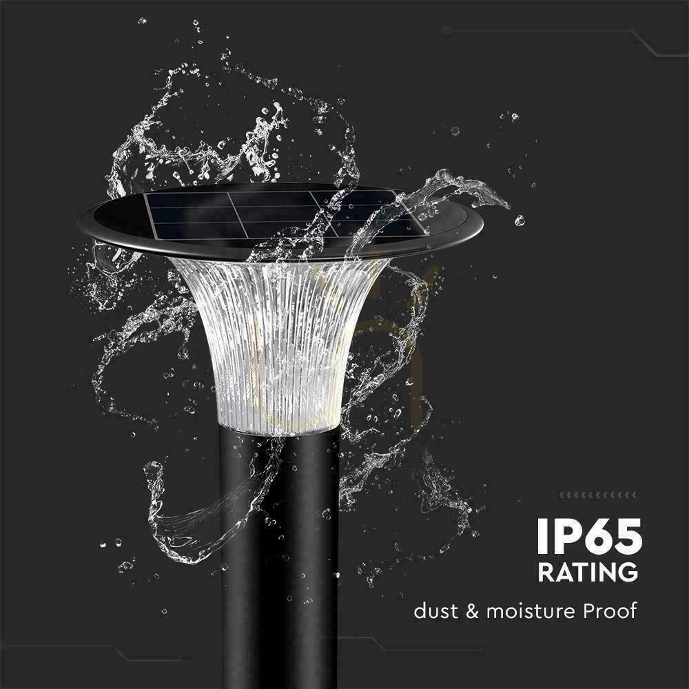 Előnézet V-TAC 15W LED Solar Garden Pole IP65 CCT mozgásérzékelő fekete 88cm VT-413 6000K + 4000K 2200lm 3 év garancia 3 év garancia V-TAC 15W LED Solar Garden Pole IP65 CCT mozgásérzékelő fekete 88cm VT-413 6000K + 4000K 2200lm 3 év garancia 3 év garancia