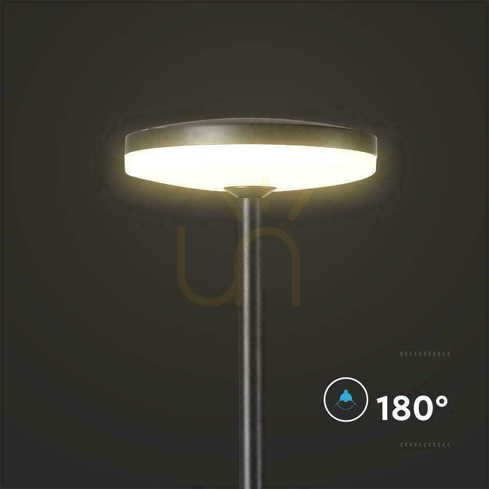 Kilátás V-TAC 2-funkciós LED oszlopos kerti lámpatest 12W IP65 80cm Antracit VT-1160 3000K 1135lm V-TAC 2-funkciós LED oszlopos kerti lámpatest 12W IP65 80cm Antracit VT-1160 3000K 1135lm