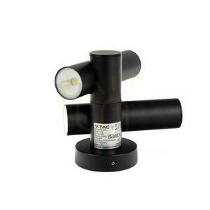 Fali lámpa V-TAC 6W LED IP44 Fekete VT-1186 4000K 620lm. small 2