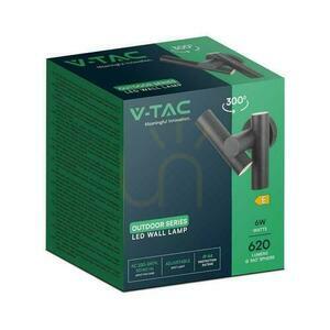 Fali lámpa V-TAC 6W LED IP44 Fekete VT-1186 4000K 620lm. small 4
