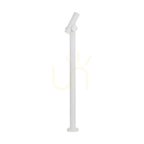 Jelölje be V-TAC VT-1187 kerti állólámpa, LED 4 W, 390 lm, 4000 K, kétirányú billenthető fej, 100 cm, IP44, fehér