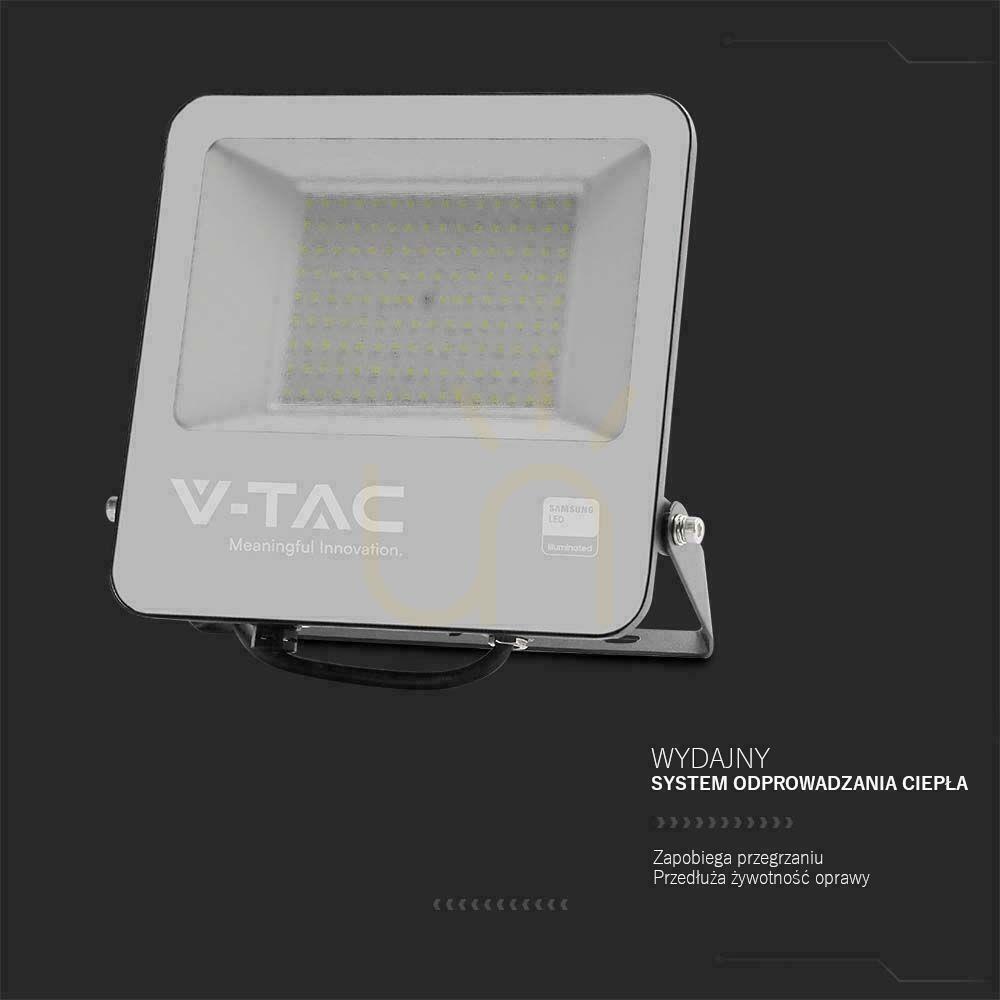 Jelölje be LED projektor V-TAC 100W 135Lm/W SAMSUNG CHIP Fekete VT-44101 6500K 11480lm 5 év garancia LED projektor V-TAC 100W 135Lm/W SAMSUNG CHIP Fekete VT-44101 6500K 11480lm 5 év garancia