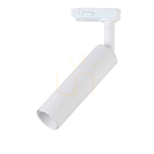 Jelölje be Sínes spotlámpa 7W LED V-TAC 3F SAMSUNG CHIP CRI90+ VT-407 fehér 4000K 420lm 5 év garancia