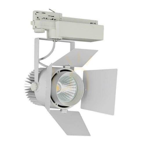 Jelölje be V-TAC VT-433-W sínes spotlámpa 33 W LED Samsung COB 3 fázisú fehér 3000 K 2640 lm CRI 90+