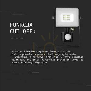V-TAC LED projektor 10W SAMSUNG CHIP Mozgásérzékelő Cut-OFF funkció Fehér VT-10-S-W 4000K 800lm 5 év garancia 7 V-TAC LED projektor 10W SAMSUNG CHIP Mozgásérzékelő Cut-OFF funkció Fehér VT-10-S-W 4000K 800lm 5 év garancia small 7