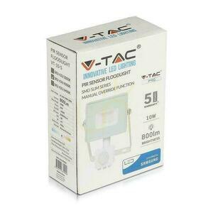 V-TAC LED projektor 10W SAMSUNG CHIP Mozgásérzékelő Cut-OFF funkció Fehér VT-10-S-W 6400K 800lm 5 év garancia small 3