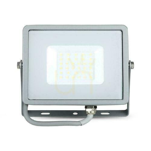Jelölje be V-TAC VT-30-G LED reflektor 30 W 3000 K 2400 lm szürke, SKU 454