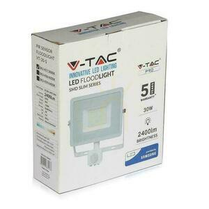 V-TAC 30W LED projektor SAMSUNG CHIP Mozgásérzékelő Cut-OFF funkció Fehér VT-30-S-W 6400K 2400lm 5 év garancia small 3