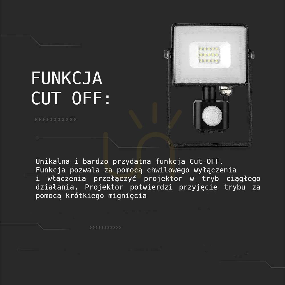 Kilátás LED projektor V-TAC 50W SAMSUNG CHIP Mozgásérzékelő Cut-OFF funkció Fehér VT-50-S-W 3000K 4000lm 5 év garancia LED projektor V-TAC 50W SAMSUNG CHIP Mozgásérzékelő Cut-OFF funkció Fehér VT-50-S-W 3000K 4000lm 5 év garancia
