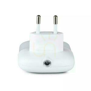LED éjjeli lámpa USB V-TAC SAMSUNG CHIP négyzet VT-84-SQ 3000K 10lm small 2