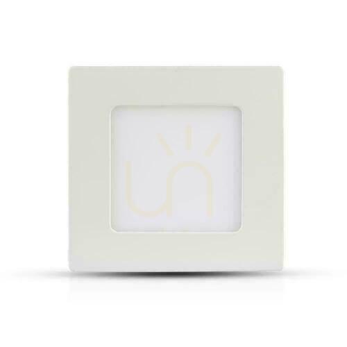 Jelölje be Prémium V-TAC 6W LED panel SAMSUNG CHIP négyzet 120x120x12mm VT-606SQ 3000K 420lm 5 év garancia