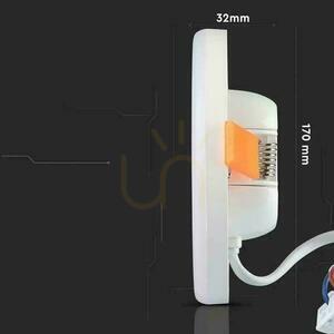 V-TAC 18W LED panel állítható SAMSUNG CHIP négyzet 170x32mm VT-619SQ 3000K 1350lm 5 év garancia small 4