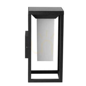 V-TAC 2W LED SAMSUNG CHIP szürke 2-funkciós IP65 VT-77 3000K 220lm napelemes kerti fali lámpa 3 év garancia 3 év garancia small 1