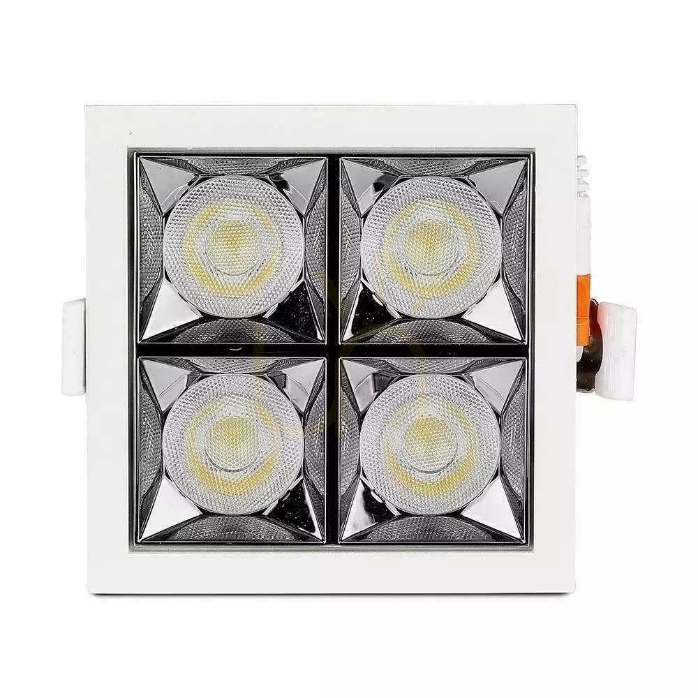 Kilátás V-TAC Downlight SAMSUNG CHIP 16W UGR19 CRI90+ 12st VT-2-16 4000K 1280lm 5 év garancia lámpatest V-TAC Downlight SAMSUNG CHIP 16W UGR19 CRI90+ 12st VT-2-16 4000K 1280lm 5 év garancia lámpatest