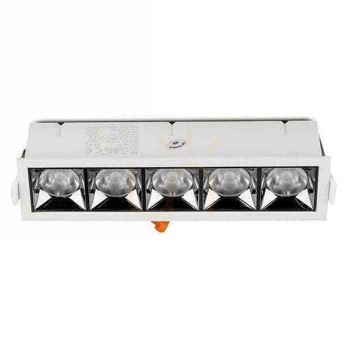 Jelölje be V-TAC Downlight SAMSUNG CHIP 20W UGR19 CRI90+ 12st VT-2-21 5700K 1600lm 5 év garancia lámpatest
