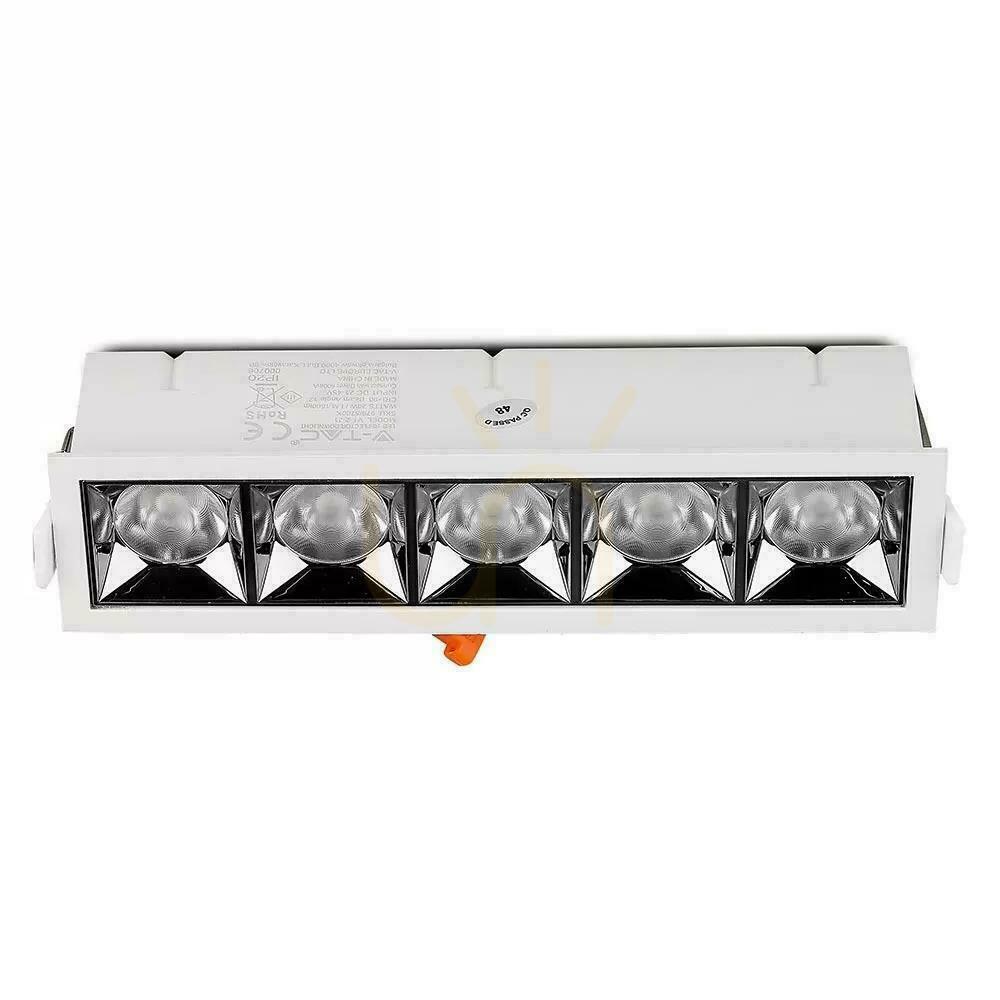Jelölje be V-TAC Downlight SAMSUNG CHIP 20W UGR19 CRI90+ 12st VT-2-21 5700K 1600lm 5 év garancia lámpatest V-TAC Downlight SAMSUNG CHIP 20W UGR19 CRI90+ 12st VT-2-21 5700K 1600lm 5 év garancia lámpatest