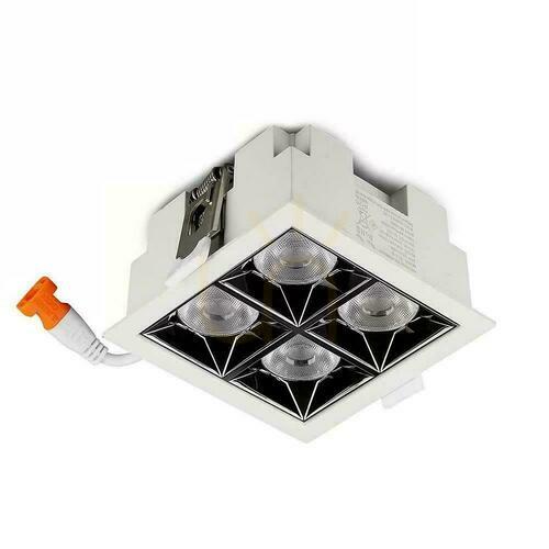 Jelölje be V-TAC Downlight VT-2-16-1 fehér süllyesztett LED lámpatest 16 W 5700 K 1280 lm