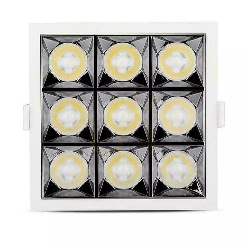Jelölje be V-TAC VT-2-36-1 SAMSUNG CHIP downlight 36 W, 2880 lm, 5700 K, CRI 90+, UGR19, 38°, 5 év garancia
