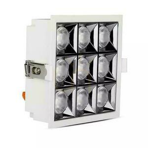 V-TAC VT-2-36-1 SAMSUNG CHIP downlight 36 W, 2880 lm, 5700 K, CRI 90+, UGR19, 38°, 5 év garancia small 2