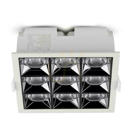 Jelölje be V-TAC VT-2-36-1 SAMSUNG CHIP downlight 36 W, 2880 lm, 5700 K, CRI 90+, UGR19, 38°, 5 év garancia