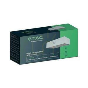 Solar V-TAC 3W CCT mozgásérzékelő fehér VT-403 3000K-4000K 350lm kerti fali lámpa. 4 Solar V-TAC 3W CCT mozgásérzékelő fehér VT-403 3000K-4000K 350lm kerti fali lámpa. small 4