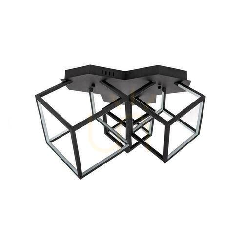 Jelölje be V-TAC 46W LED mennyezeti lámpatest Fekete VT-7921 3000K 4900lm