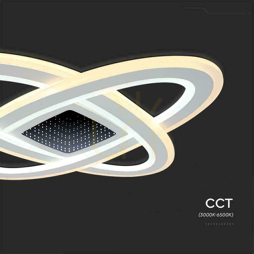 Jelölje be V-TAC 130W LED CCT Pilot VT-7962 3000K-6500K 13600lm mennyezeti lámpatest. V-TAC 130W LED CCT Pilot VT-7962 3000K-6500K 13600lm mennyezeti lámpatest.