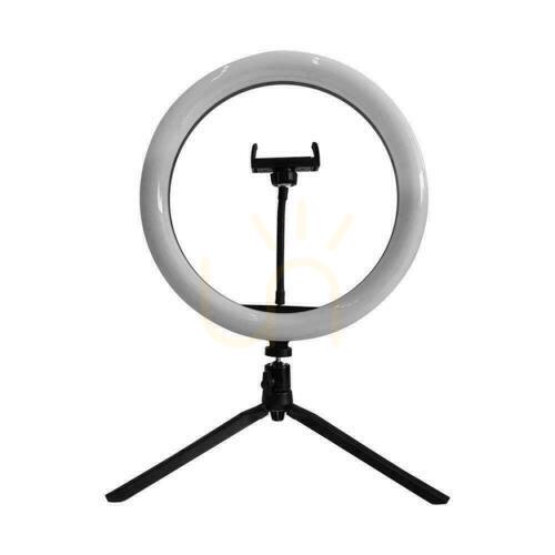 Jelölje be LED gyűrűslámpa V-TAC 10W fi255mm állvány Pilot VT-45010 3200K-5500K 550lm.
