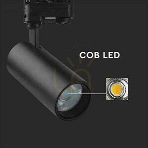 3F V-TAC 30W LED buszrendszeri lámpatest 35st CCT CRI90+ Fekete VT-47030 2700K-4000K-6500K 2900lm 2700K-4000K-6500K 2900lm small 1