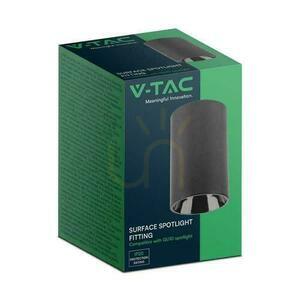 V-TAC GU10 mennyezeti lámpatest kerek felszíni cső fekete 65x100mm VT-1131 3 év garancia 1 V-TAC GU10 mennyezeti lámpatest kerek felszíni cső fekete 65x100mm VT-1131 3 év garancia small 1