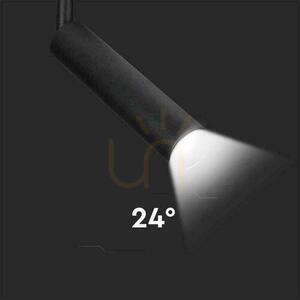 3F V-TAC 7W LED buszrendszer SAMSUNG CHIP CRI90+ lámpatest fekete VT-407 5000K 700lm 5 év garancia 5 év garancia small 7
