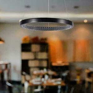 V-TAC 19W LED-es függő lámpatest Fekete VT-7823 4000K 2160lm small 4
