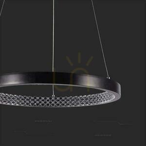 V-TAC 19W LED-es függő lámpatest Fekete VT-7823 4000K 2160lm small 5