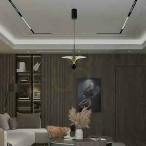 V-TAC 9W LED függesztett lámpatest Fekete+arany VT-7832 4000K 1000lm small 4