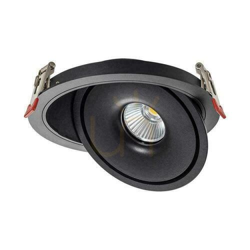 Jelölje be V-TAC LED billenő downlight 12W LED COB CRI90+ CCT fekete VT-2512 3000K-4000K-6400K 785lm