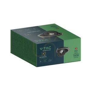 V-TAC LED Tilt Downlight 20W LED COB CRI90+ CCT Fekete VT-2520 3000K-4000K-6400K 1408lm. small 4